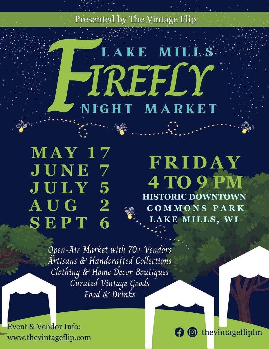 Lake Mills Firefly Night Market